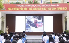 Hà Nội: Tuyên truyền ATGT cho hơn 5.500 học sinh, giáo viên ba cấp học